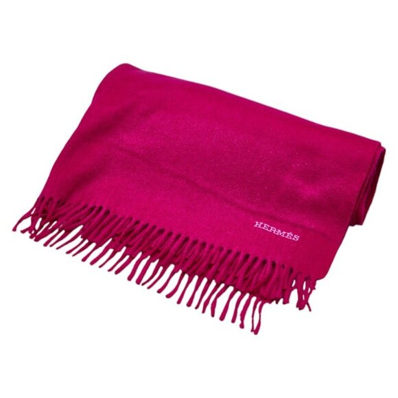 HERMES Pink Scarf - Picture 2 of 6